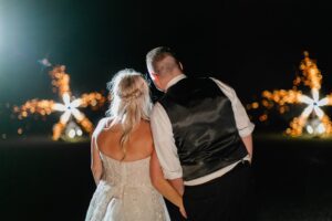 Campbell Wedding Firework Show | Photo Credit by: Christine Bonnivier Photography