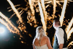 Campbell Wedding Firework Show | Photo Credit by: Christine Bonnivier Photography